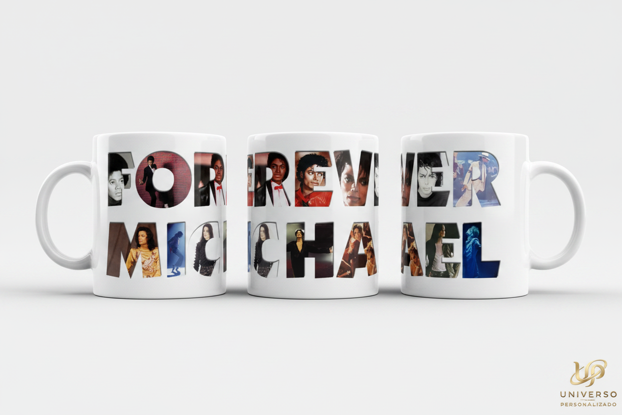 Caneca Michael Jackson Forever Michael