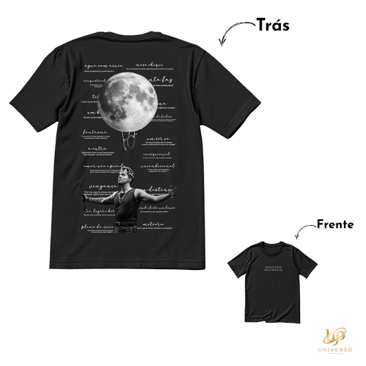 T-shirt Registro Histórico frente e costas