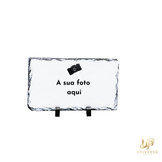 Pedra Personalizada com Foto (Retangular)