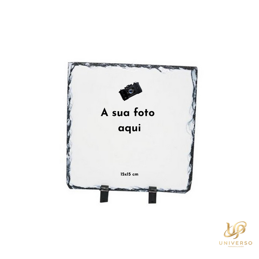 Pedra Decorativa Personalizada com Foto 15x15cm