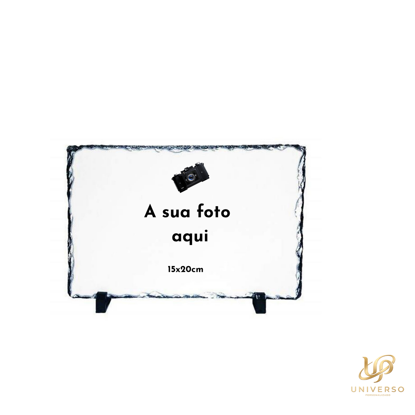 Pedra Personalizada com Foto (Retangular)