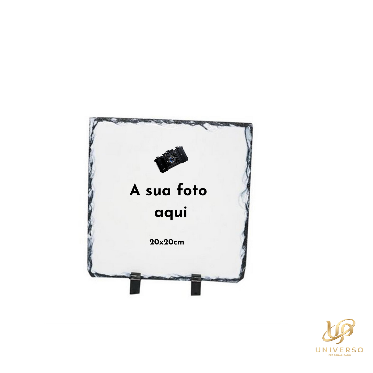 Pedra Personalizada com Foto (Quadrado)