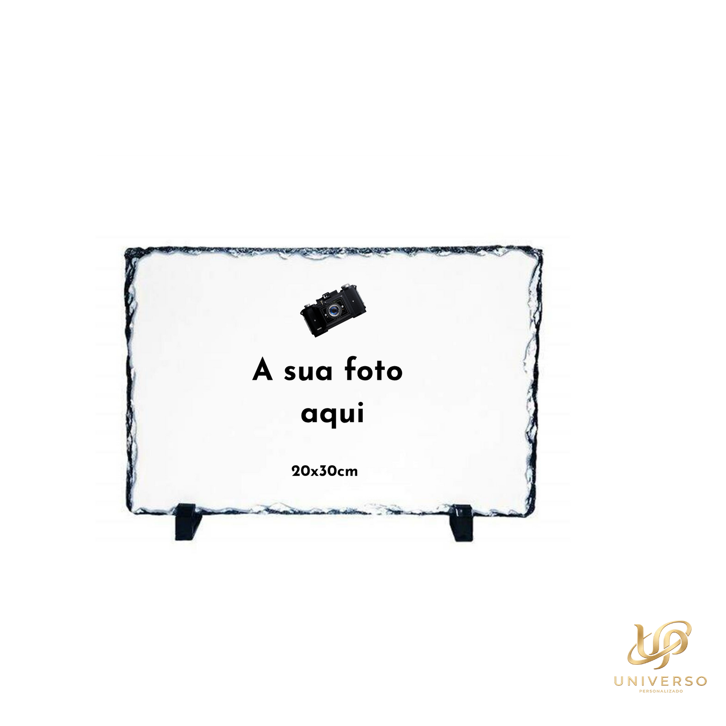Pedra Personalizada com Foto (Retangular)